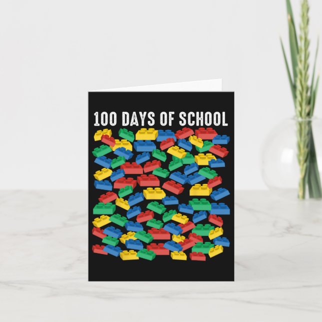 Carte 100 Jours De Bâtiments Scolaires Blocs Maître Cons (Devant)