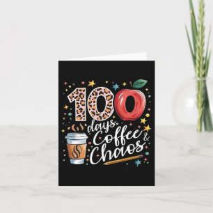 Carte 100 Jours De Café Et Chaos 100E Jour De L'École S
