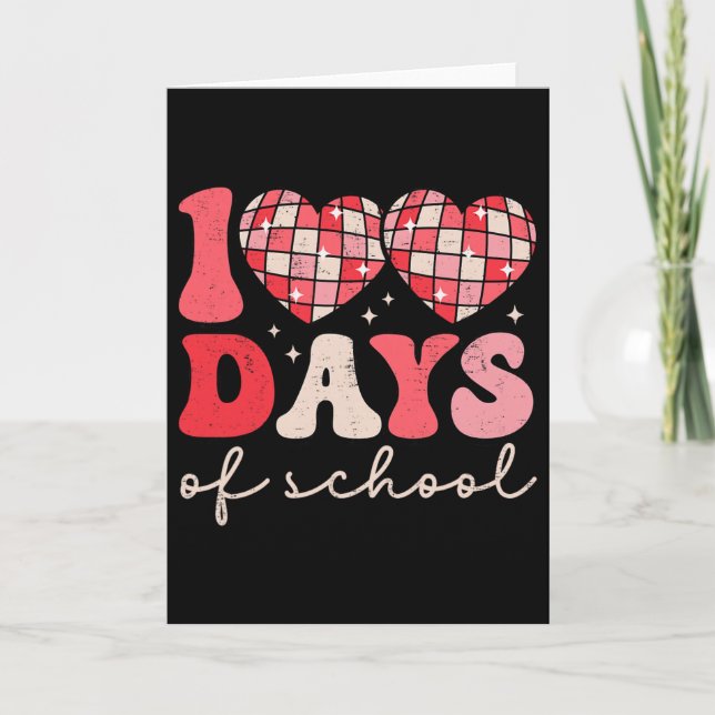Carte 100 Jours De Disco Scolaire Ll Enseignant Élèves V (Devant)