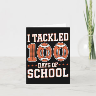 Carte 100 Jours De Football Scolaire Garçons Enfants Enf
