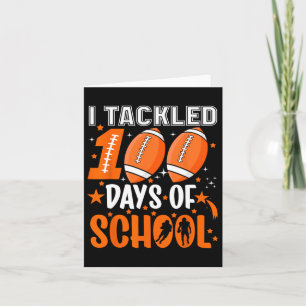 Carte 100 Jours De Football Scolaire, J'Ai Attaqué 100 J
