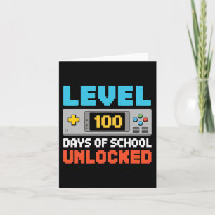 Carte 100 Jours De Jeux Vidéo Scolaire Garçons Enfants 1