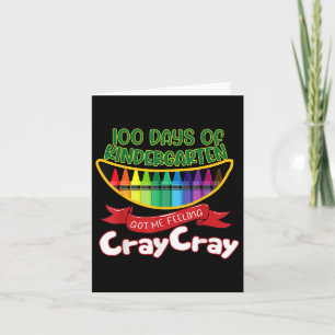 Carte - 100 Jours De Maternelle M'Ont Fait Sentir Cray C