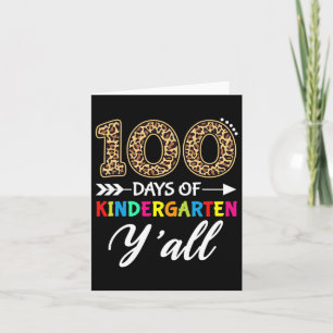 Carte 100 Jours De Maternelle Y'all Enseignant Leo