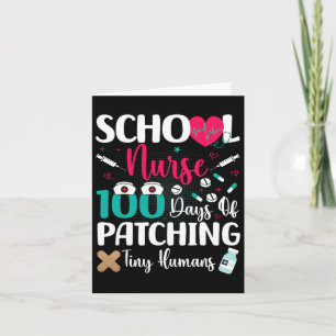 Carte 100 Jours De Patching Tiny Humans École Infirmière