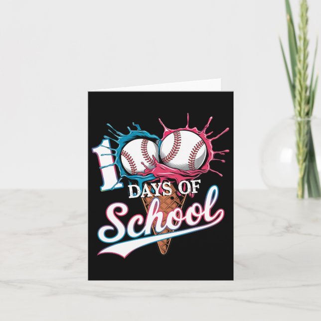 Carte 100 Jours De Vente D'École J'Ai Touché 100 Jours D (Devant)