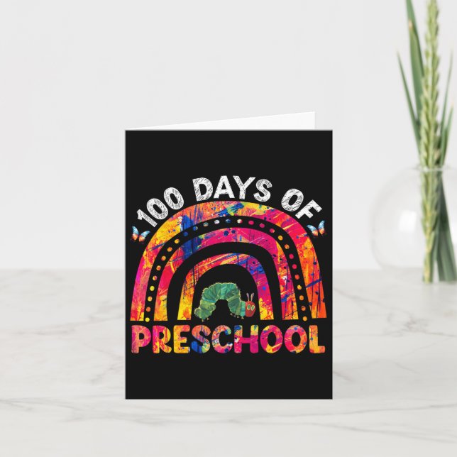Carte 100 Jours D'École Afro Girl Enfants 100ème Jour En (Devant)
