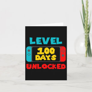 Carte 100 Jours D'École Déverrouillé 100E Jour Jeu Vidéo