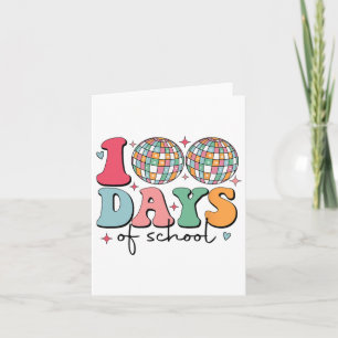 Carte 100 Jours D'École Disco Joyeux 100E Jour D'École