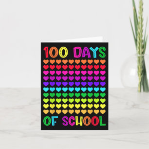 Carte 100 Jours D'École Et Toujours Aimer Il Coeur 10
