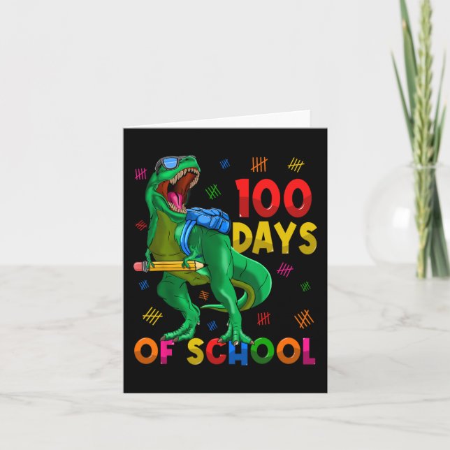 Carte 100 Jours D'École Trex 100E Jour D'École 100 Da (Devant)