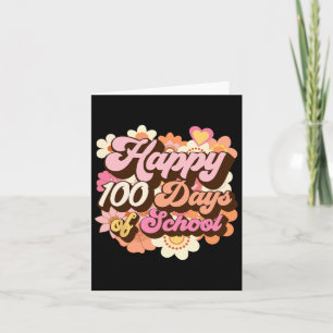 Carte 100 Jours D'Enseignants Scolaires Enfants Super 10