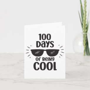 Carte 100 Jours D'Être Cool 100 Jours D'Enseignants Scol