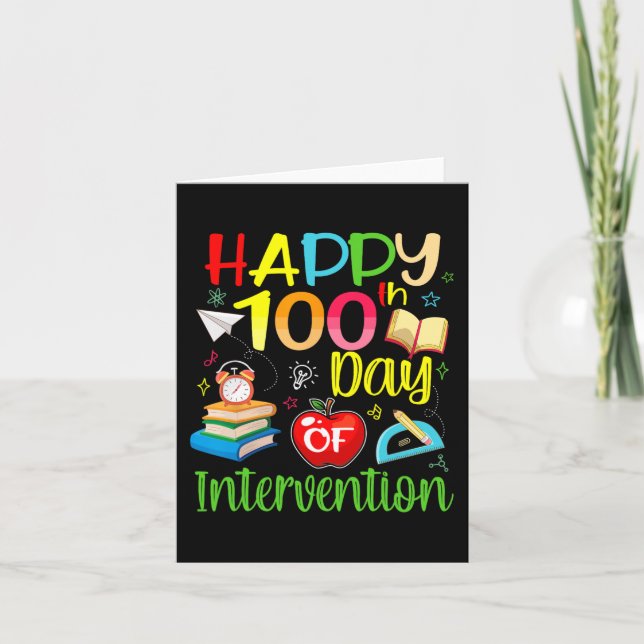 Carte 100 Jours Enseignant Smarter Joyeux 100ème Jour D' (Devant)