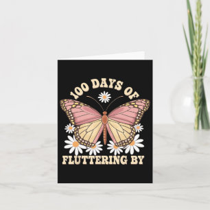 Carte 100 Jours Fluttered By - 100th Day Of School Butte