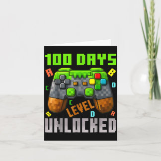 Carte 100 Jours Niveau Débloqué Jeux 100 Jours D'École