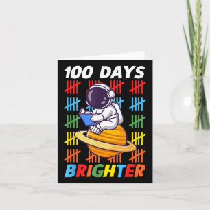 Carte 100 Jours Plus Brighter Astronaut 100e Jour De