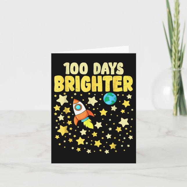 Carte 100 Jours Plus Brighton 100E Jour D'Astronaute Sco (Devant)
