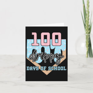 Carte 100 Jours Sèches De L'École Vendre De La Crème De
