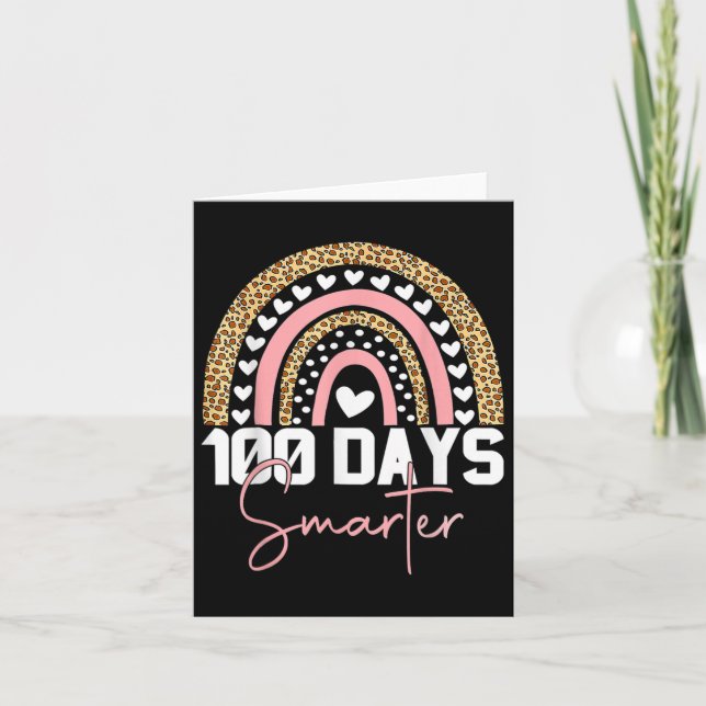 Carte 100 Jours Smarter Joyeux 100E Jour De L'École Arc- (Devant)