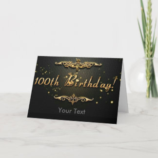 Carte 100e anniversaire !