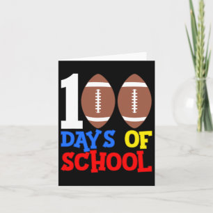 Carte 100e Jour 100 Jours De Football Scolaire Sports