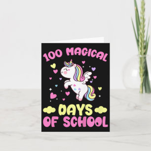 Carte 100E Jour De Filles D'École 100 Jours Magiques De 