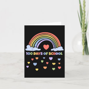 Carte 100e Jour De L'École Enseignant Enfants 100 Jours