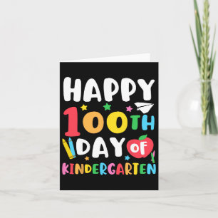 Carte 100e Jour De Maternelle Enseignant Enfants 100 Jou
