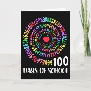 Carte 100e jour d'école 100 jours Mathématiques Nombre E