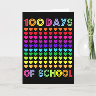 Carte 100e jour d'école et toujours autant d'enthousiasm