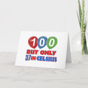 Carte 100th conceptions d'anniversaire d'année