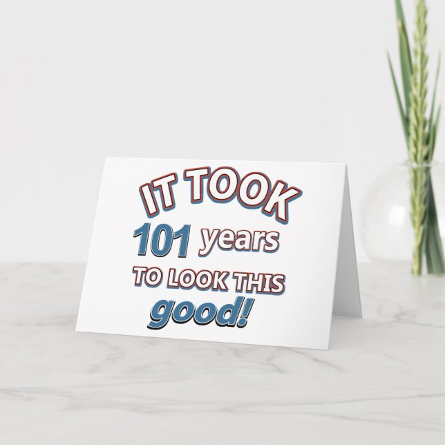 Carte 101st conceptions an d'anniversaire (Devant)