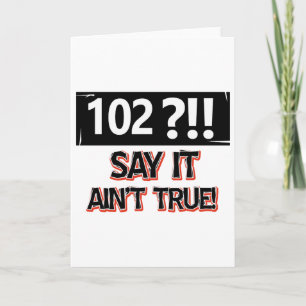 Carte 102 années de vitesse d'anniversaire