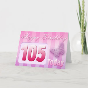 Carte 105th maman heureuse de grand-tante de grand-mère
