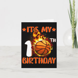 Carte 10 ans C'est mon 10e anniversaire Bysketbyll