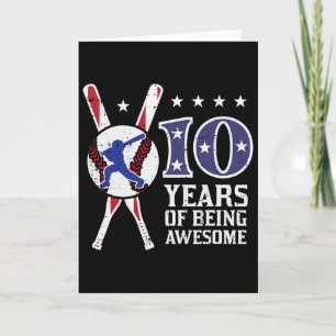 Carte 10 Ans Incroyable Drapeau Bysebyll 10ème Anniversa