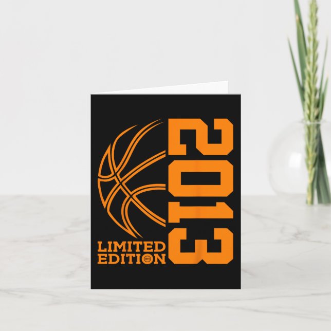 Carte 10e ANNIVERSAIRE BASKETBALL LIMITED EDITION 2013 (Devant)