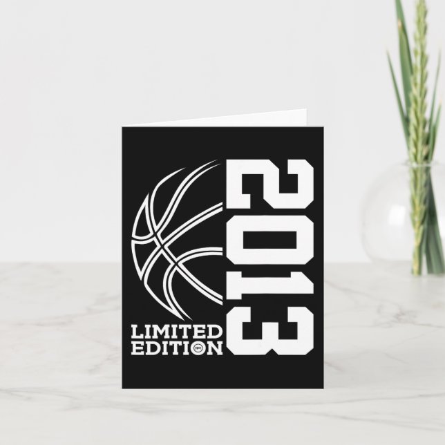 Carte 10e anniversaire Basketball Limited Edition 2013 2 (Devant)