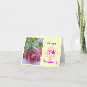 Carte 10e anniversaire de mariage
