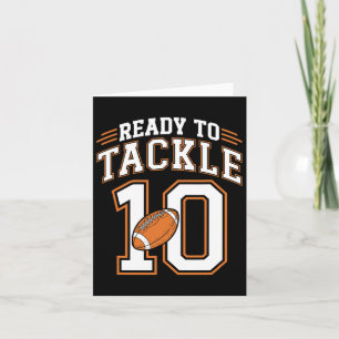 Carte 10e anniversaire Football Lover 10 ans Prêt à