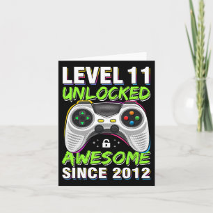 Carte 11ans Anniversaire Fils Garçon Amusant Joueur 11e 