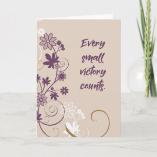 Carte 12 Étapes de récupération Encouragement des tourbi