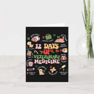 Carte 12 Jours De Médecine Vétérinaire Drôle De Noël Vét