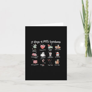 Carte 12 Jours De Syndrome De Pots Dysautonomia De Noël