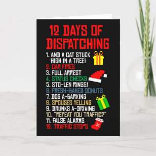 Carte 12 Jours D'Expédition Du Pajama De Noël