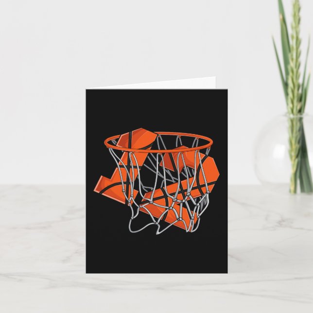 Carte 12e anniversaire Basketball enfants (Devant)