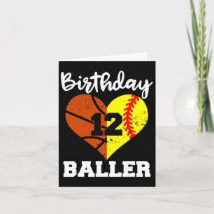 Carte 12e anniversaire Byller Amusant 12 ans Softbyll By