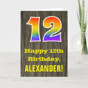 Cartes 12 Ans D Anniversaire Zazzle Fr