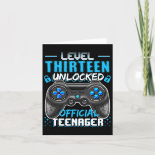 Carte 13 Débloqué Jeu vidéo officiel adolescent 13e anni